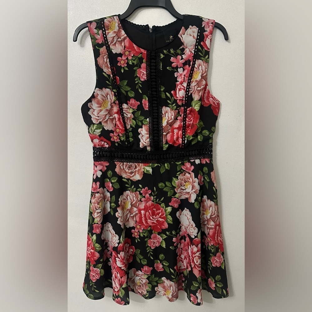 Disney Floral Spring Dress Whimsigoth‎ Coquette Fairy Romantic Coquette Med